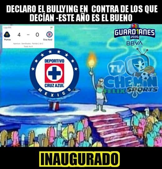 Los memes se regocijan con la derrota de Cruz Azul y las redes sociales se inundan de burlas hacia la máquina.
