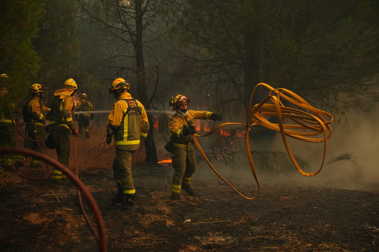 En España, los incendios registrados en Madrid, Ávila y Toledo han arrasado alrededor de 80,000 hectáreas. La provincia de Ávila, especialmente en la zona de Burgohondo, y el oeste de Madrid, en localidades como San Martín de Valdeiglesias y Chapinería, concentran el mayor despliegue de brigadas y recursos de emergencia.