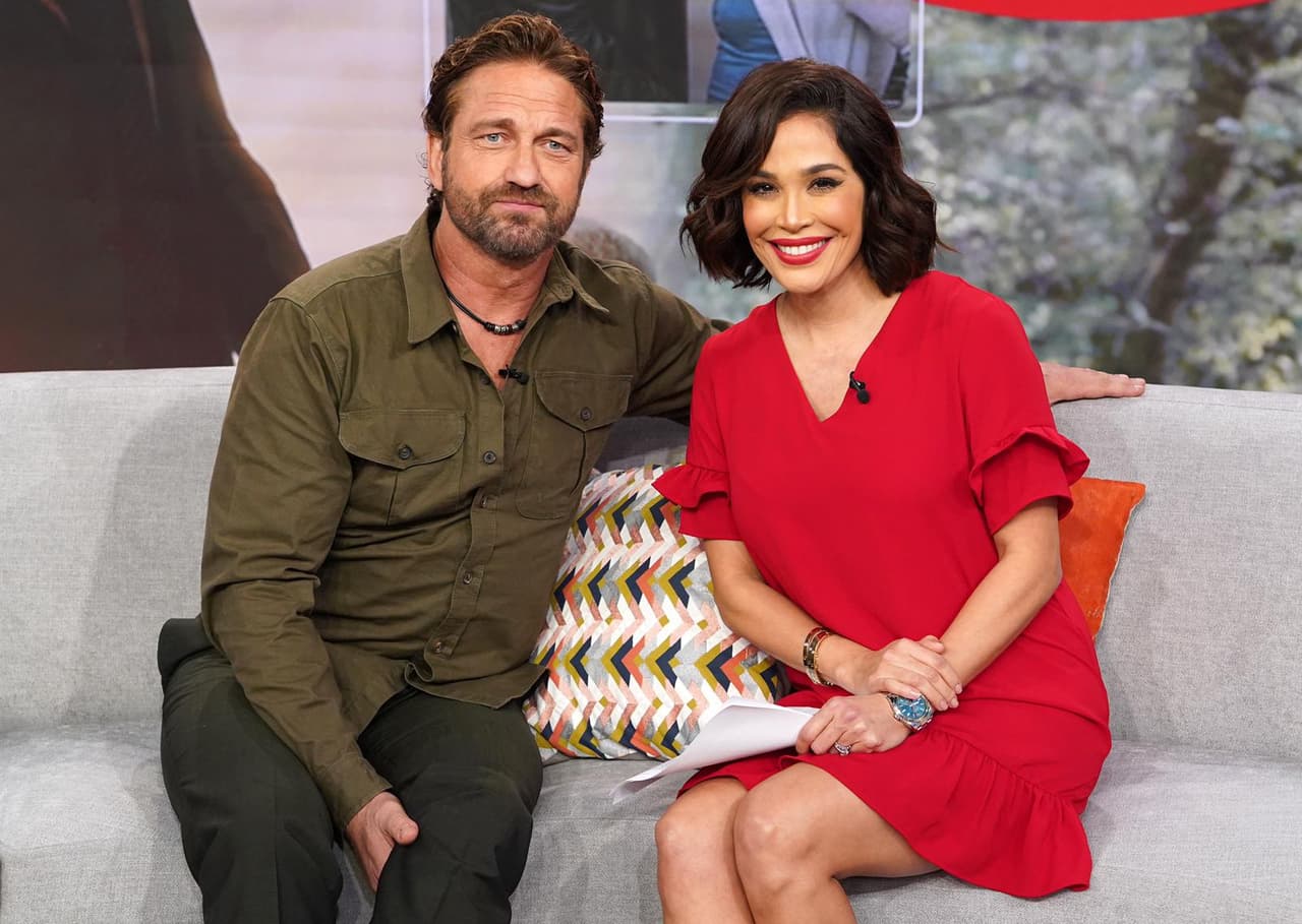 Karla Martínez fue la afortunada en charlar con el actor de renombre. Nuestra conductora tenía una sonrisa de oreja a oreja luego de que Gerard le agradeciera por la amena plática en el estudio.