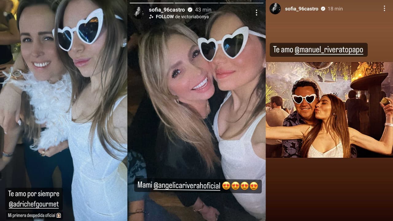 Sofía Castro publica fotos de su despedida de soltera y así fue