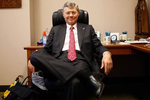 El empresario Thomas Monaghan, ex propietario de Dominos's Pizza, se ha dedicado últimamente a la filantropía.