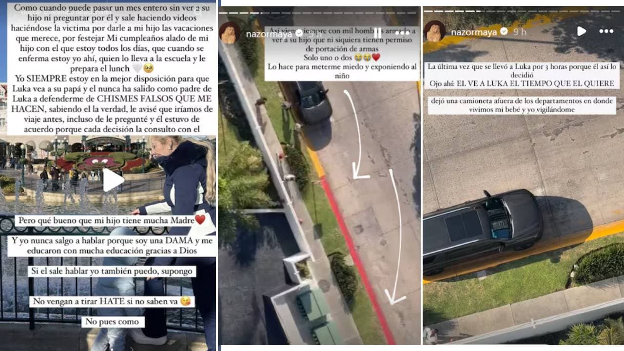 Maya Nazor acusa a Santa Fe Klan de exponer a su hijo.