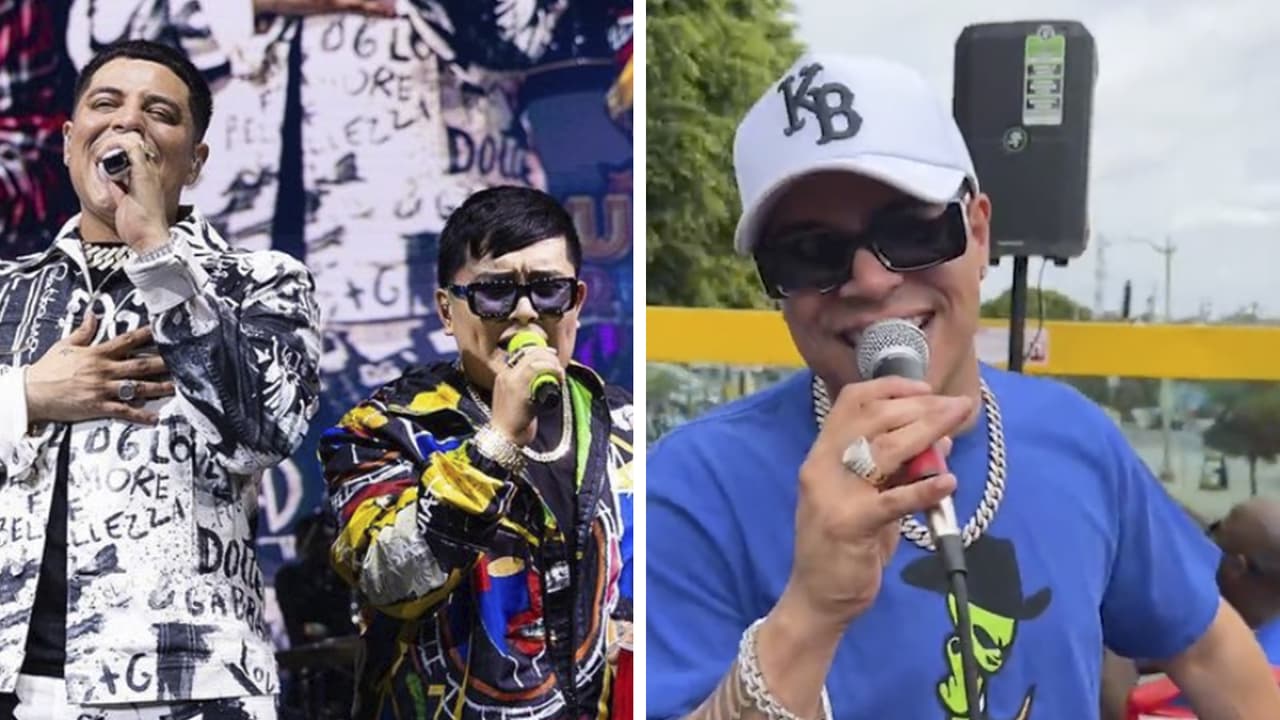 Eduin Caz y Grupo Firme dan un concierto sobre un autobús ¡con todo y parranda!