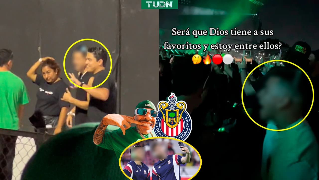 Jugadores de Chivas se hacen virales por videos en concierto de Ferxxo