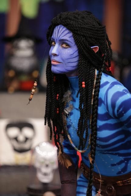 Para el año 2016, optó por una caracterización más artística y nos sorprendió con maquillaje y accesorios para representar un personaje de la exitosa película de ciencia ficción 'Avatar'.