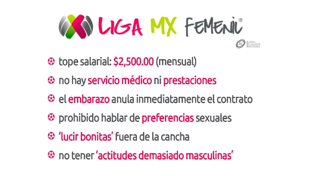 La polémica no se ha hecho esperar por las supuestas exigencias para las futbolistas en México.
