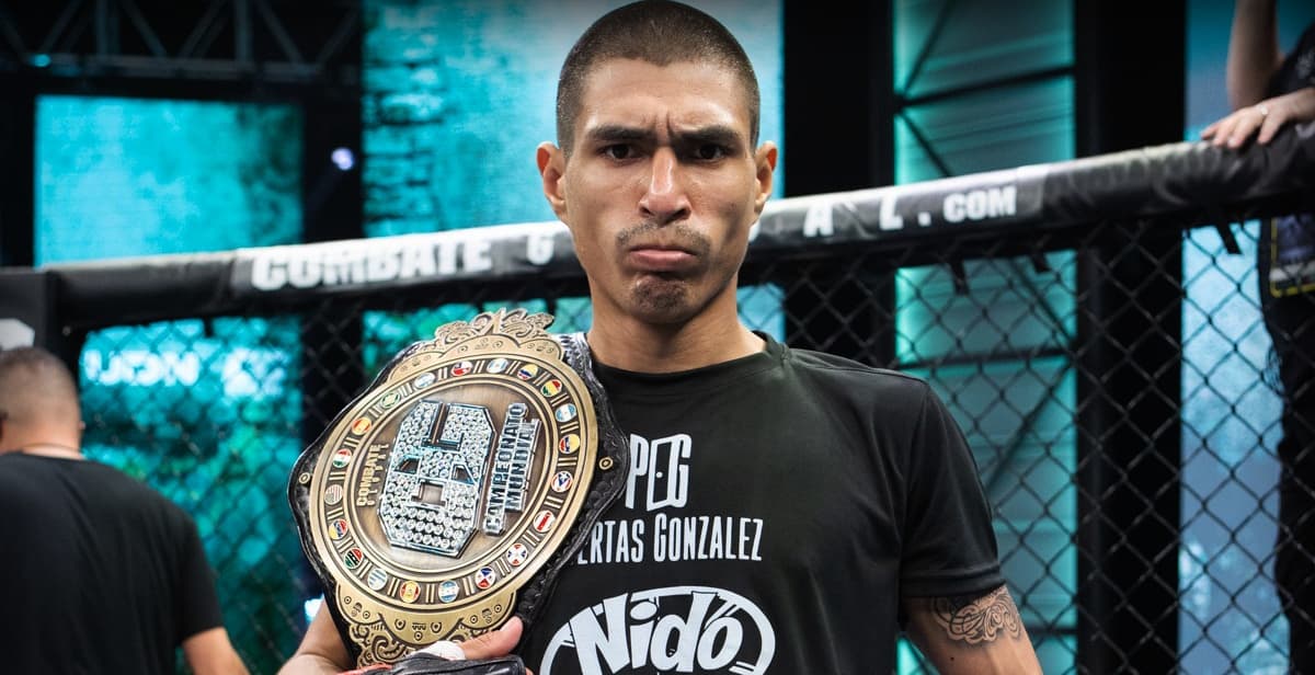 Edgar ‘Pitbull’ Cháirez nuevo campeón mosca de Combate Global