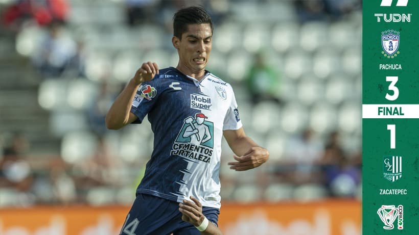 Pachuca se apodera del liderato de Grupo en la Copa MX