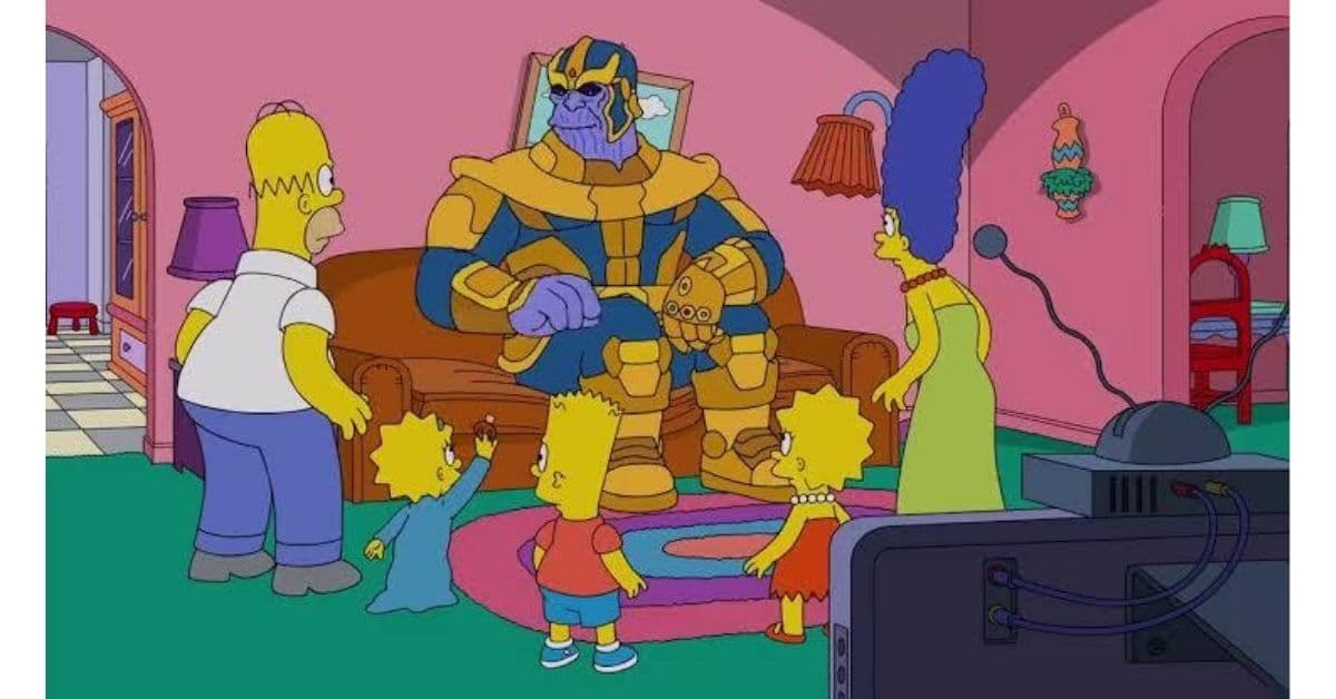 The Simpsons con Thanos