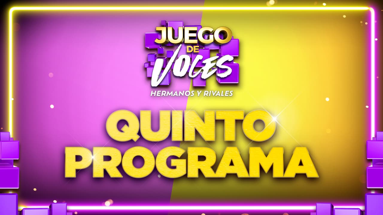 Juego de Voces 2026: Esto es lo que pasará en el quinto programa de hoy 19 de abril