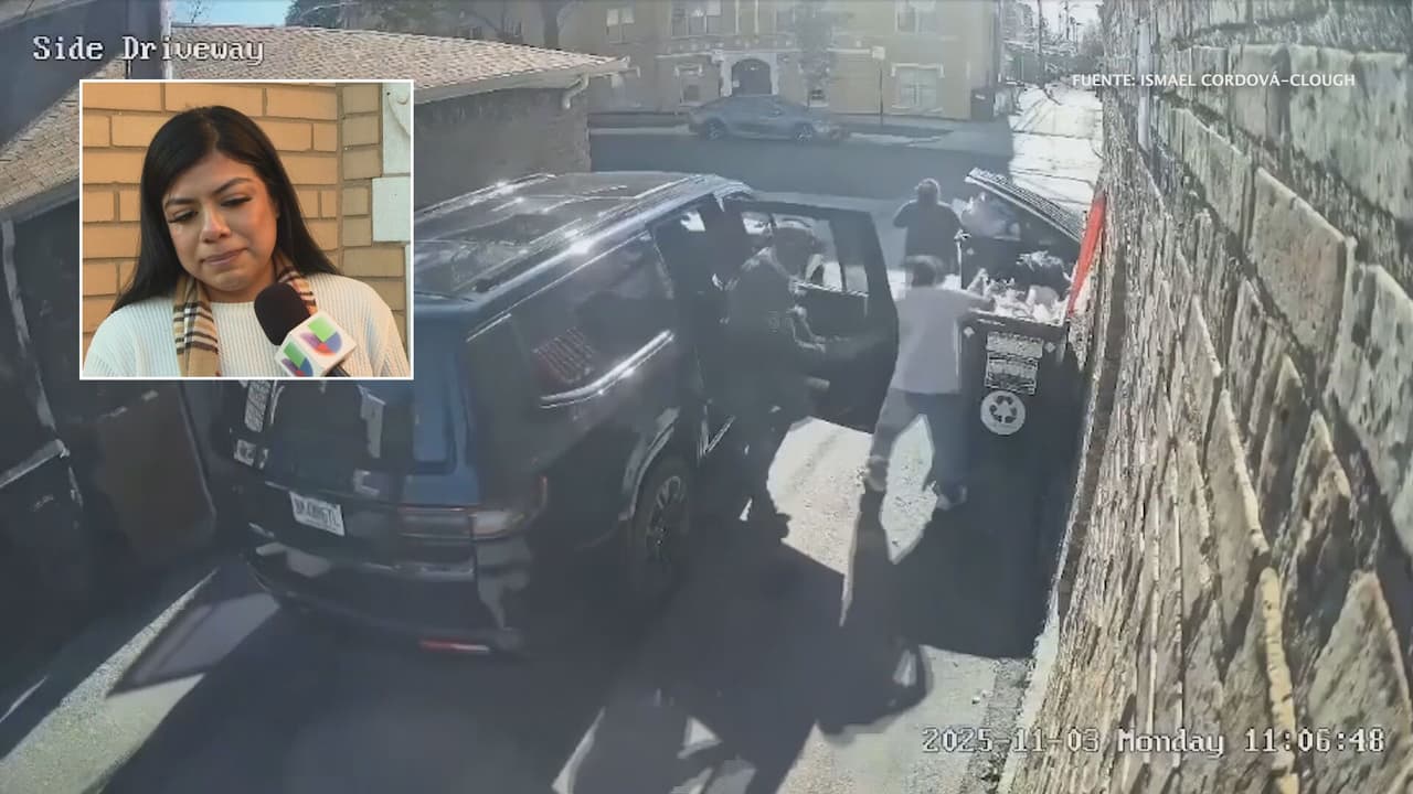 Migrante es detenido por agentes federales en Chicago tras salir a tirar la basura