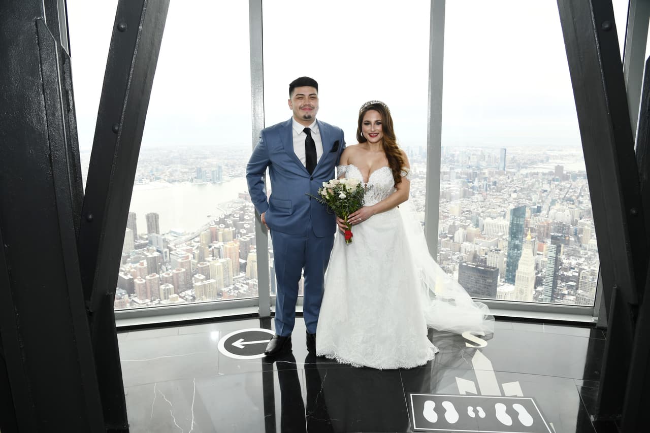 Además de la boda, el premio incluía un vestido de Kleinfeld y unas argollas de matrimonio de David Yurman.