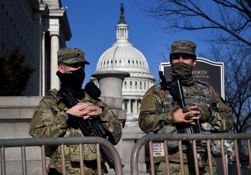 Washington es una 'fortaleza': la toma de posesión de Biden bajo la mirada de un virtual ejército de ocupación