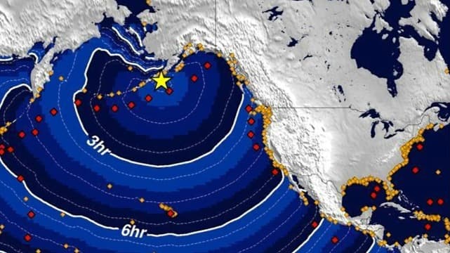 Descartan alerta de tsunami para costas de California tras terremoto de magnitud 7.5 en Alaska