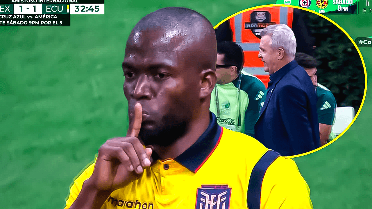 ¡Enner Valencia manda callar al Vasco Aguirre!