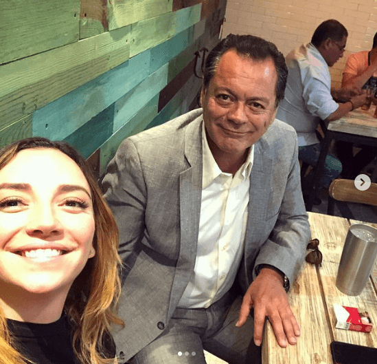 <b>Regina Blandón </b>
<br>Desde niña, la protagonista de La Familia P. Luche decidió seguir los pasos de su popular padre, el también histrión Roberto Blandón, quien debutó en las telenovelas a finales de la década de los 80, esto en el drama ‘Mi segunda madre’.