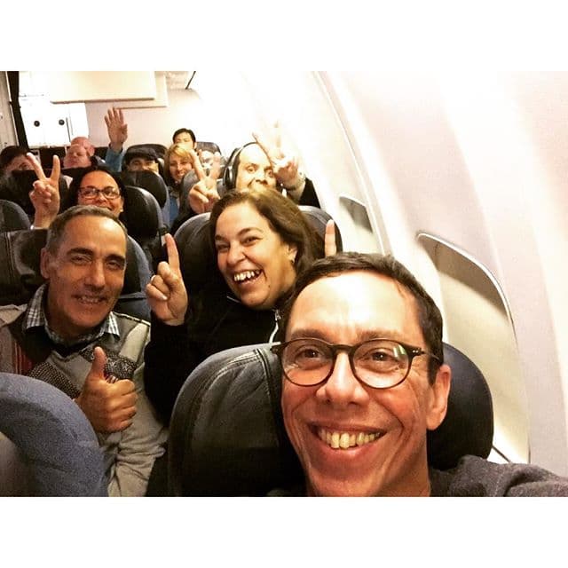 Familia y amigos llegaron a Miami para festejar a Vero.