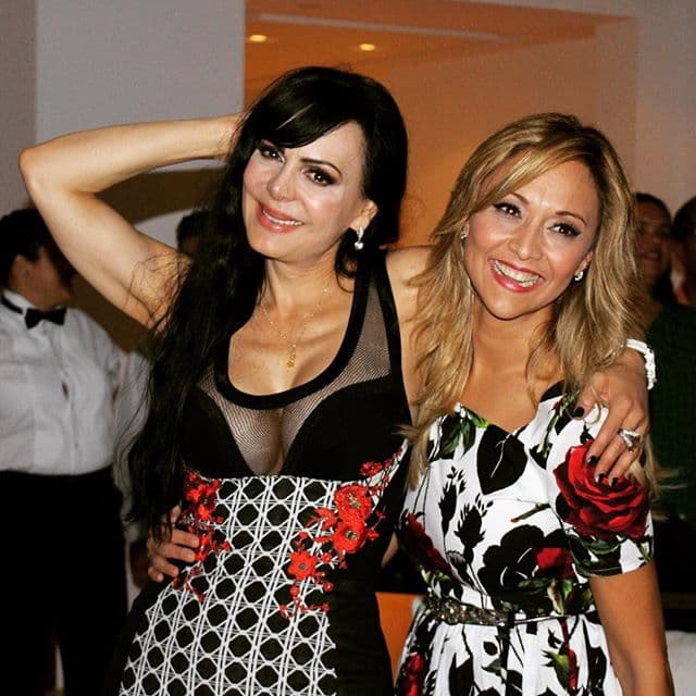 Maribel Guardia festejo con Vero.