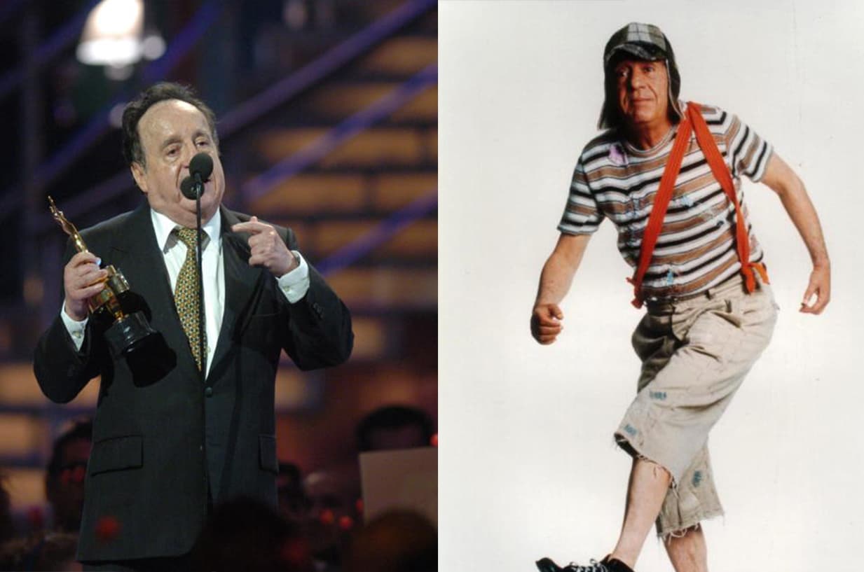 Esa noche 'Chespirito' fue el de corazón más joven en la Fiesta del verano.