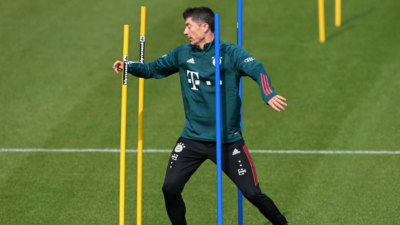 ¡Alista su regreso! Lewandowski ya entrena con balón en el Bayern