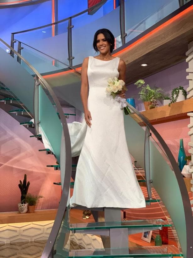 En Despierta América tenemos la primicia de todos los detalles que surgen de la organización de su boda, hasta una prueba de vestidos hizo en vivo en la que invitó al público a elegir el modelo que debía usar.
<br>