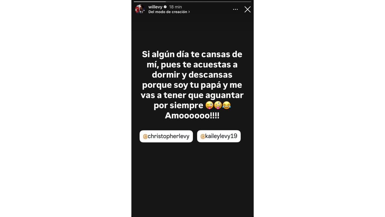 La advertencia de William Levy para sus hijos.