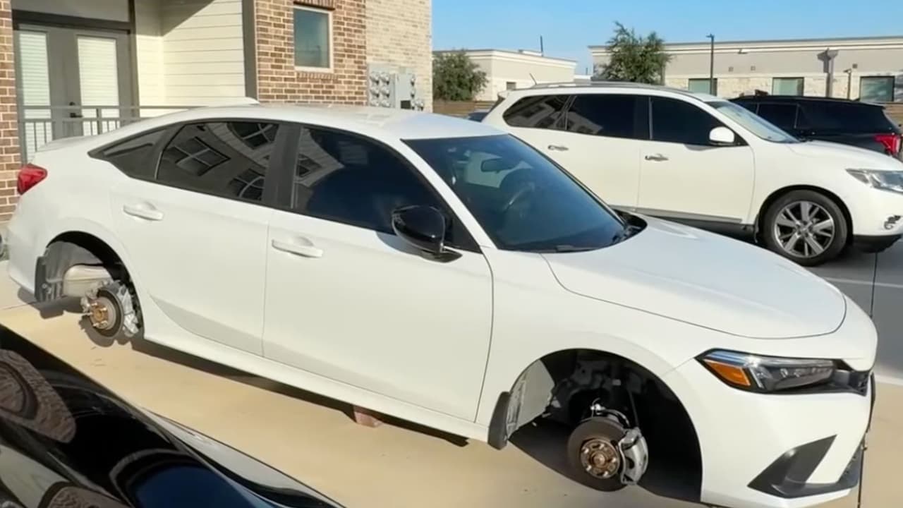 “Me desperté y ya no tenía llantas”: denuncian robos al interior de complejos residenciales en el área de Houston