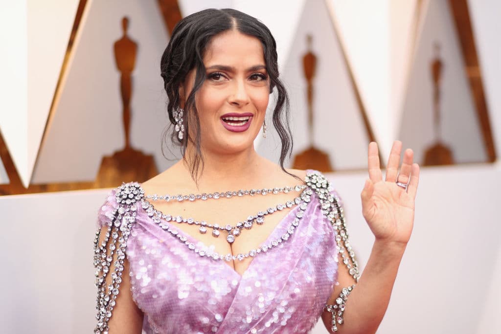 Salma Hayek Premios Oscar 2018