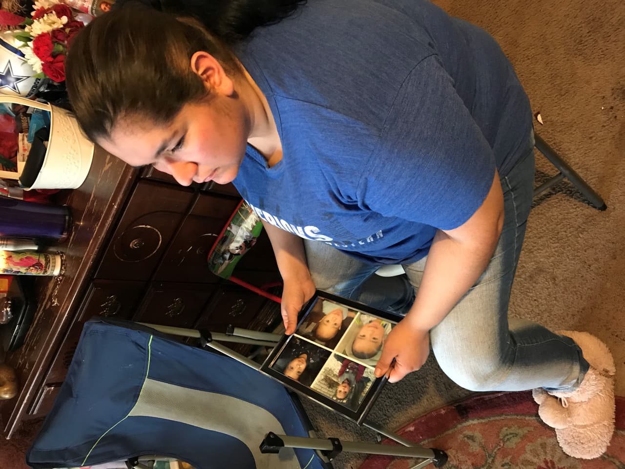 Esmeralda González madre de los niños fallecidos.