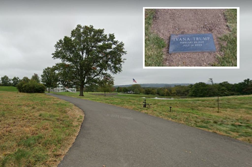 Sepultan a Ivana Trump en campo de Golf en Bedminster, en Nueva Jersey