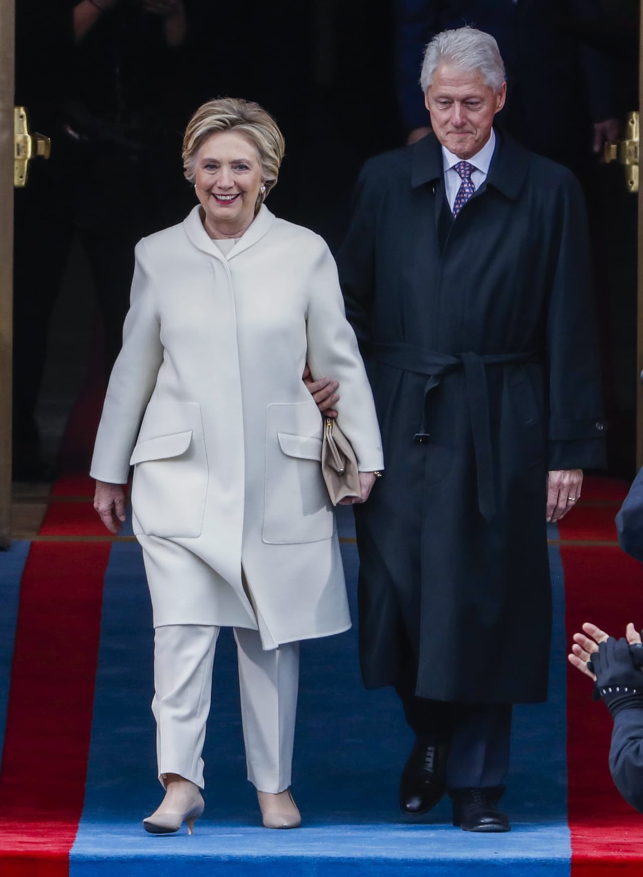 El matrimonio Clinton, Bill y Hillary, en una imagen de 2017, años después del escándalo Lewinsky.