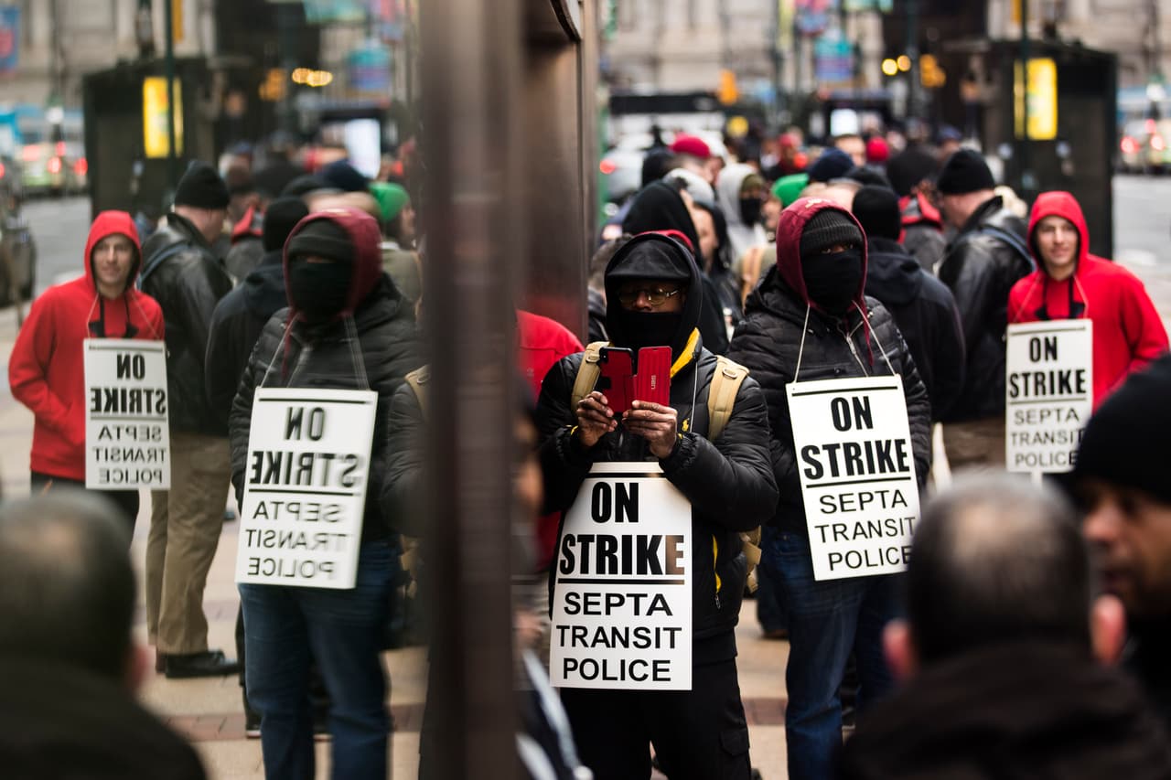 Estalla huelga de la Policía de Tránsito de SEPTA por falta de acuerdo sobre nuevo contrato