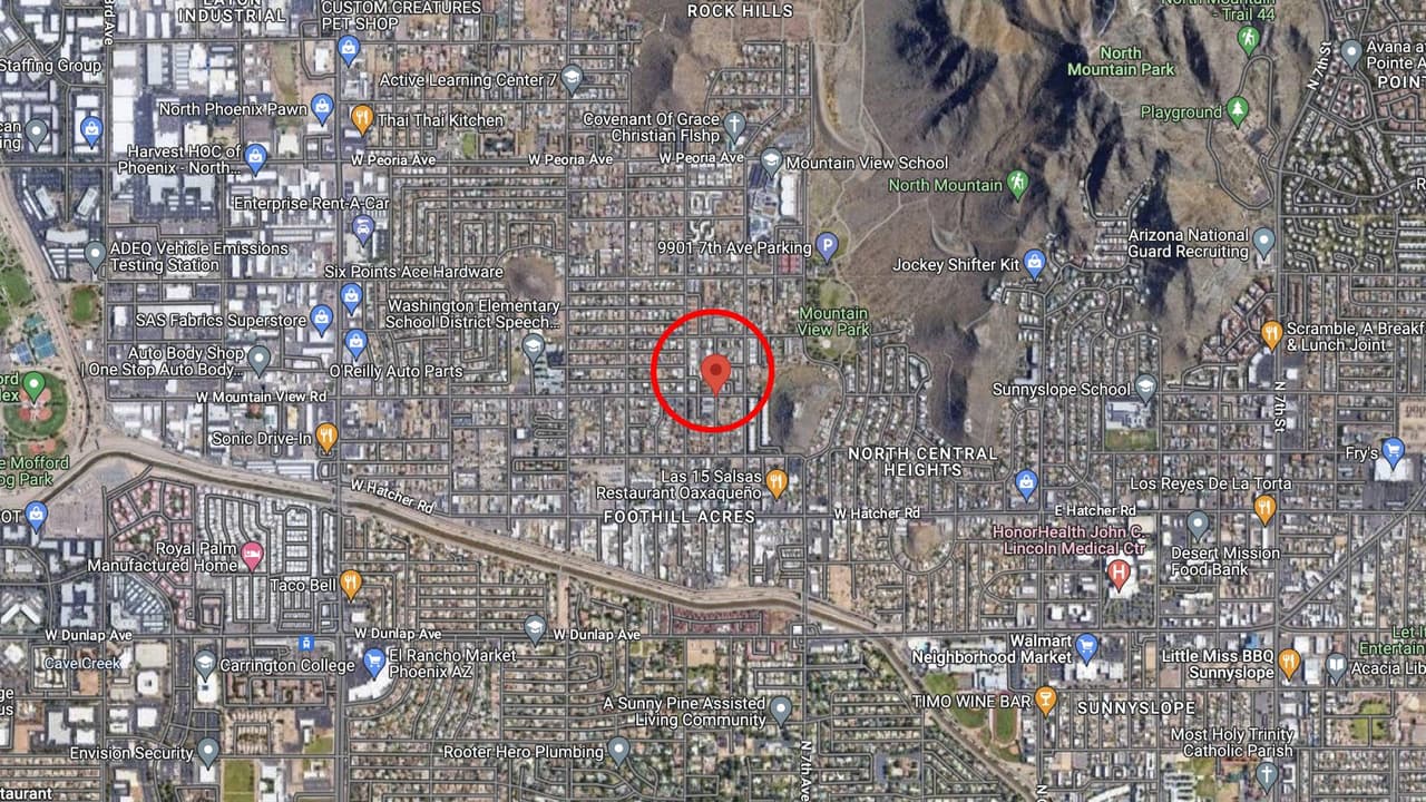 El trágico hecho tuvo lugar cerca de 10th Avenue y Mountain View Road