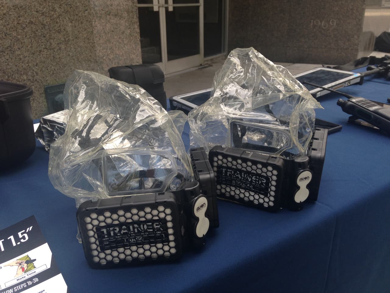 Las nuevas máscaras antigases se comenzaron a distribuir en mayo.