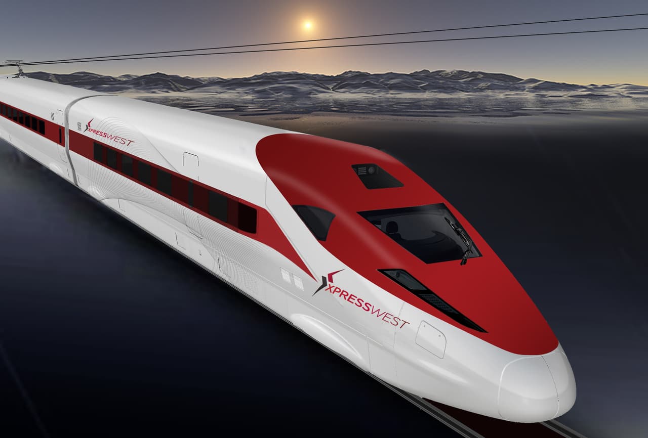 El proyecto Xpress West quiere instalar un tren rápido entre Las Vegas y Los Ángeles.