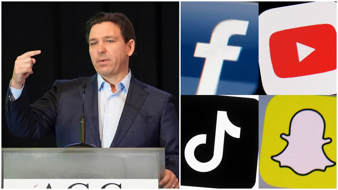 DeSantis veta proyecto de ley que restringiría el acceso de menores a redes sociales en Florida