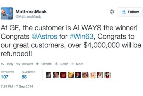 Para celebrar el cumpleaños 63 de su dueño.