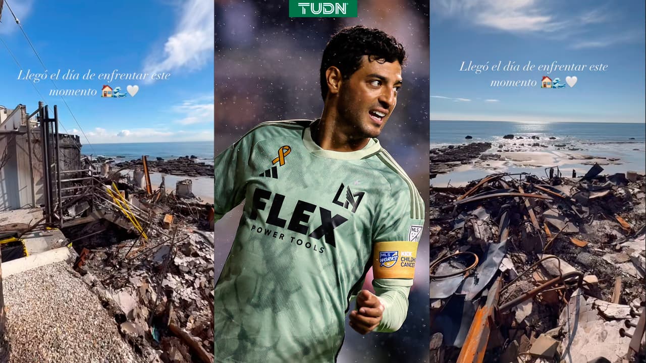 Así quedó la casa de Carlos Vela tras los incendios de Los Angeles