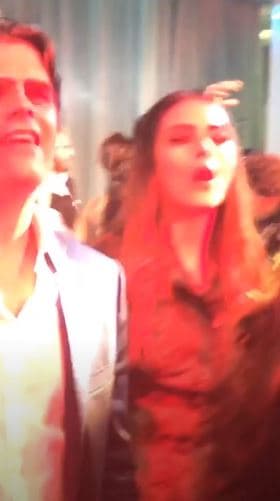 La ex Miss Universo Ximena Navarrete fue otra de las invitadas a la celebración, asistió en compañía de su esposo Juan Carlos Valladares.