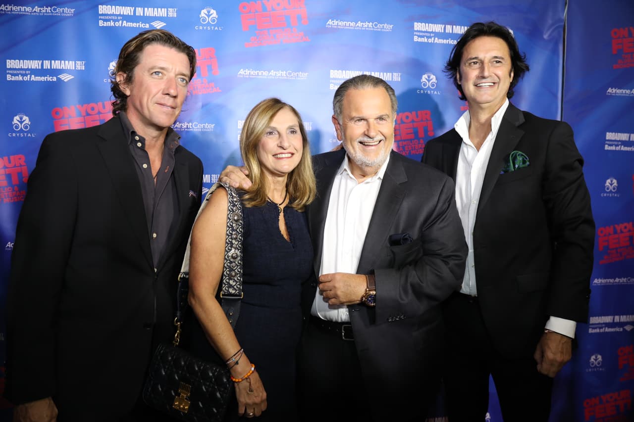 Colate, Raúl de Molina y esposa y Poty.