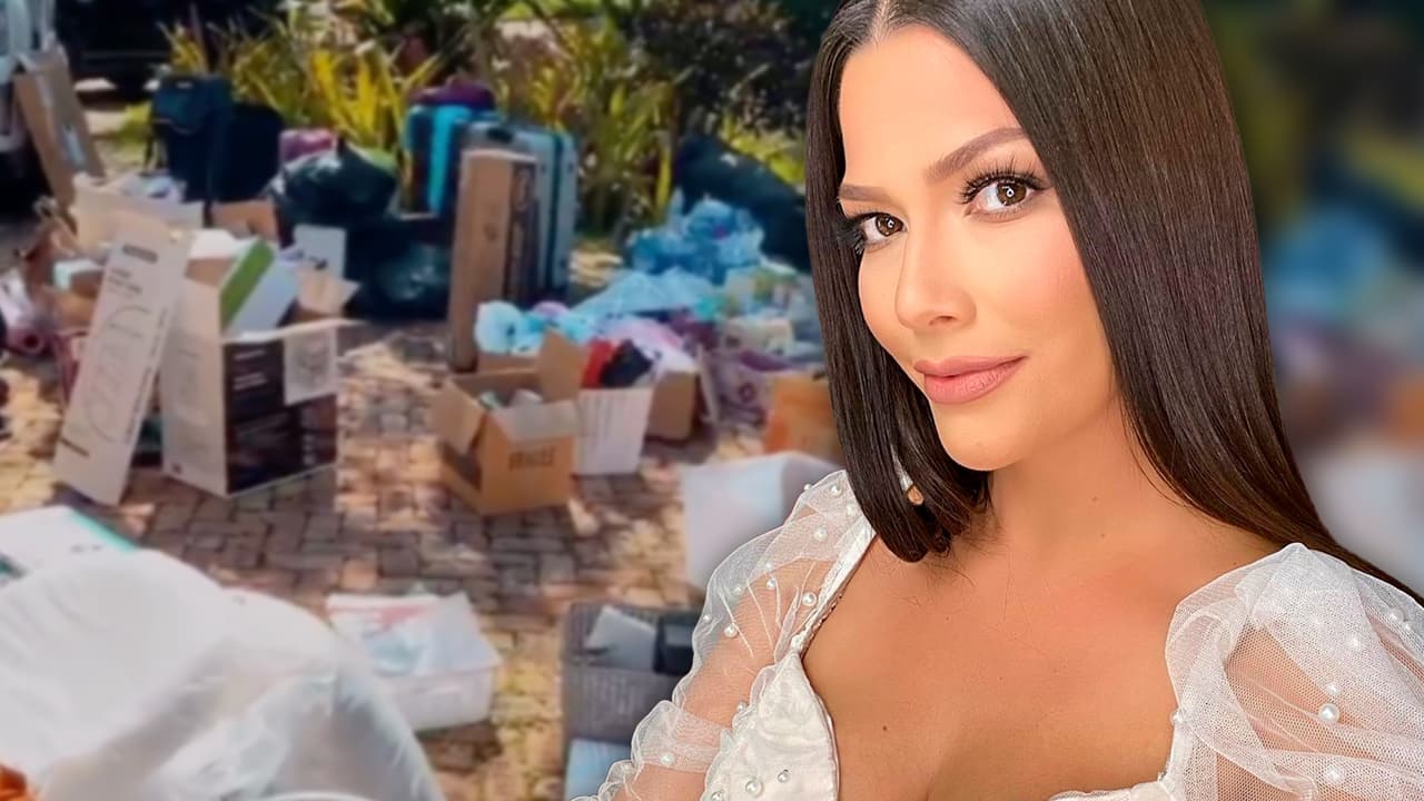 Ana Patricia se apenó al mostrar el “desastre” en su jardín por el que muchos pensaron que tiene venta de garaje