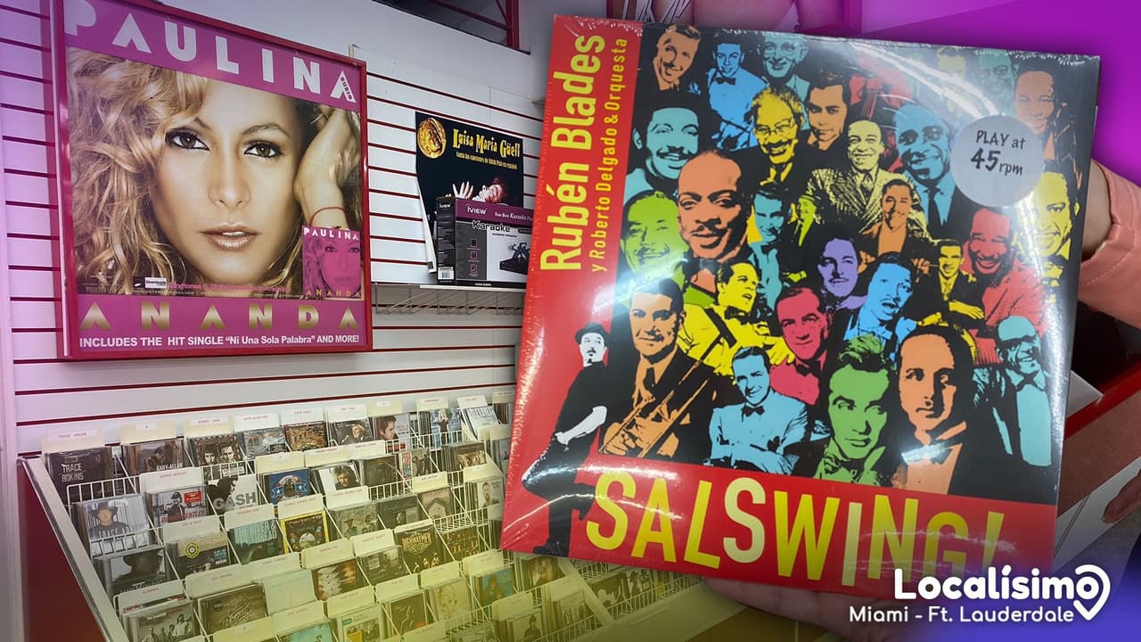 Conoce la gigante colección de música latina del Museo del Disco de Miami