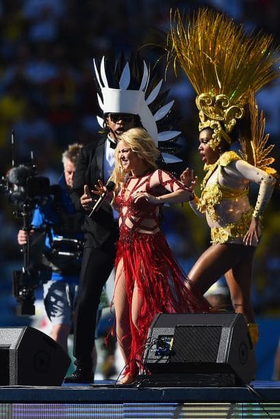 Shakira en el cierre.