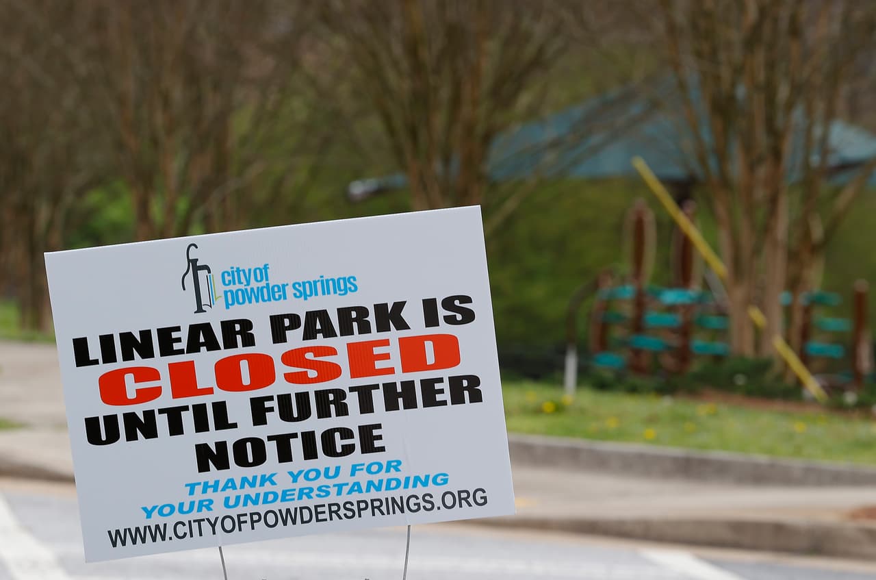 Obligarán distanciamiento social en parques y lagos de Georgia