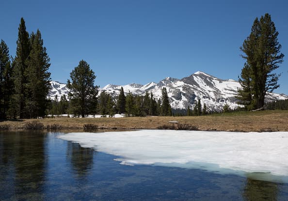 Muy cerca está la aldea de Yosemite, la cual cuenta con tiendas, restaurantes, alojamientos, el Museo de Yosemite y la Galería Ansel Adams.