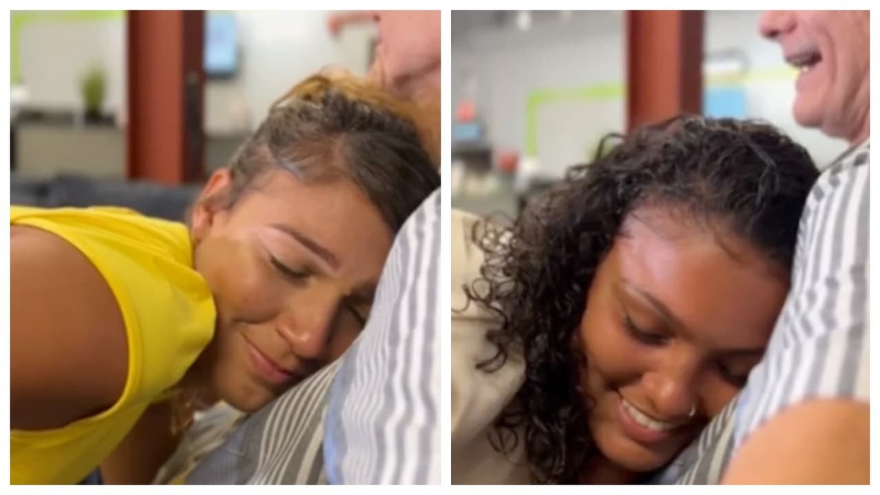 Hermanas hispanas escuchan el corazón de su papá cuatro años después de su muerte