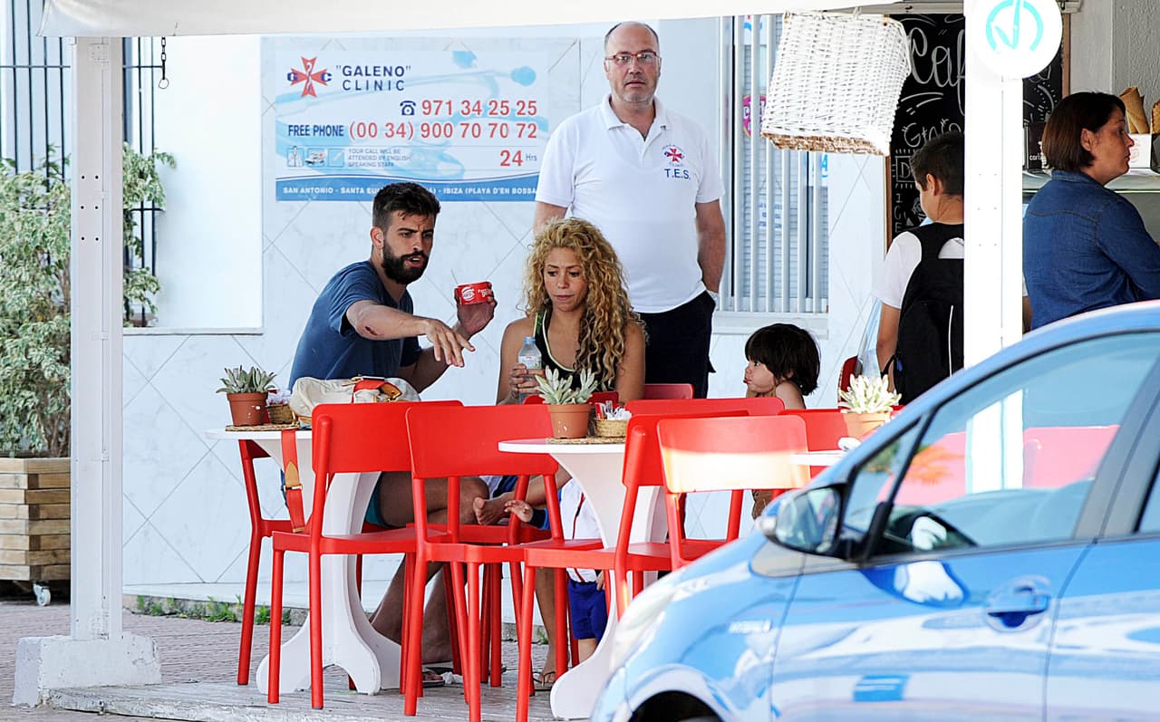 También se dieron tiempo para comer algo.