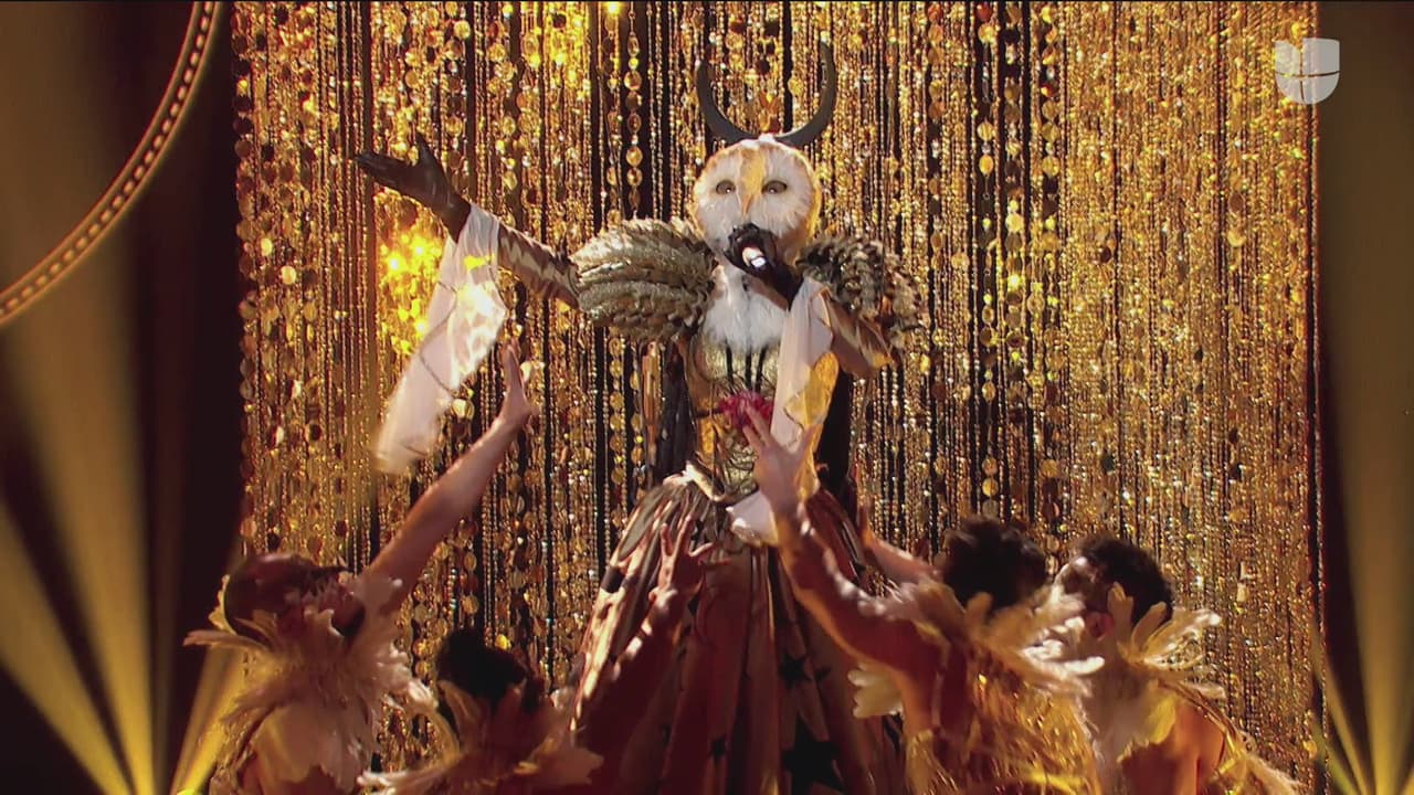 La última en tomar el micrófono fue la elegante Lechuza, quien cantó 'Ángel', tema que hizo famoso Robbie Williams. El cierre de su presentación fue fenomenal, pues la vimos aterrizar glamorosamente en el escenario.