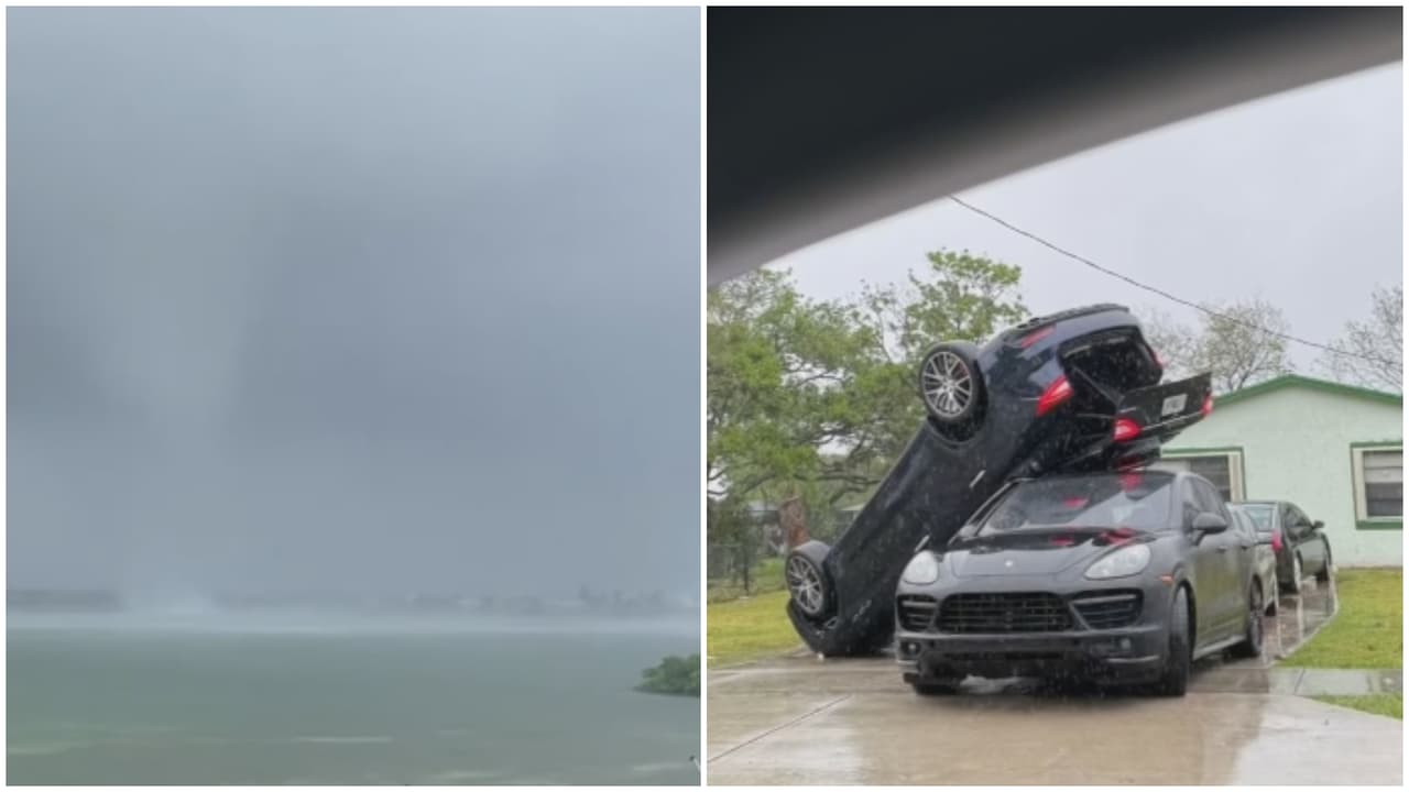 Tormenta azota el sur de Florida: inundaciones, vuelos detenidos, trombas y caídas de árboles generan caos