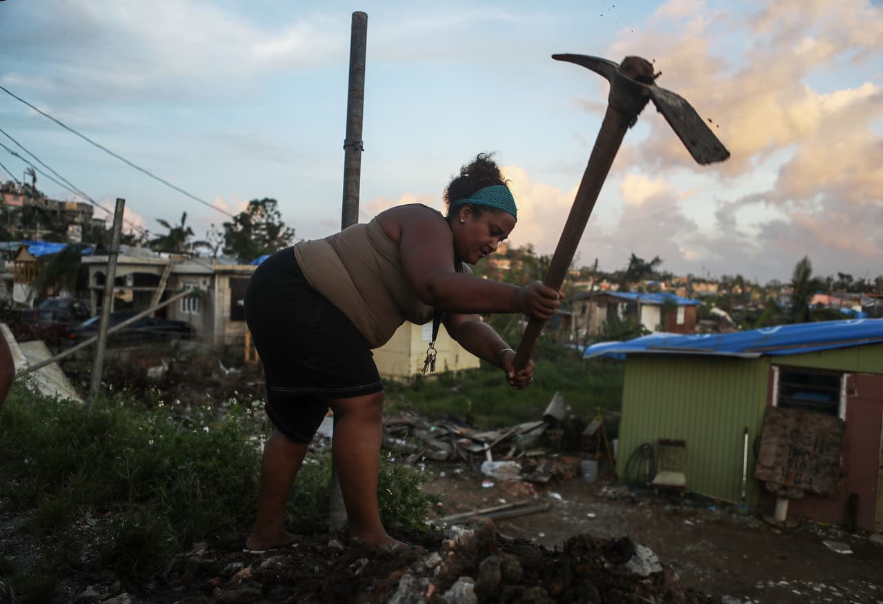 Imágenes de Puerto Rico tras el paso del huracán María